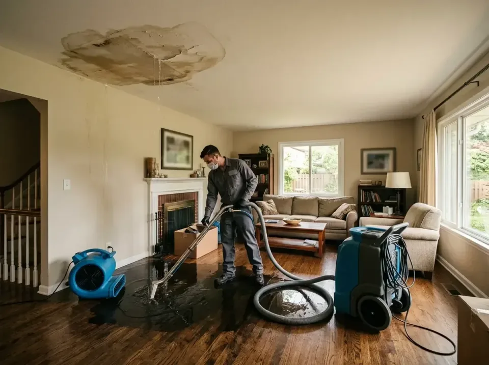 attic-pipe-burst-ceiling-drip-008 — frequently asked questions, Water Damage Restoration & Carpet Care in Jackson, AL
